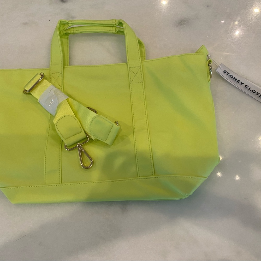Stoney Clover Lane Neon Yellow Tote